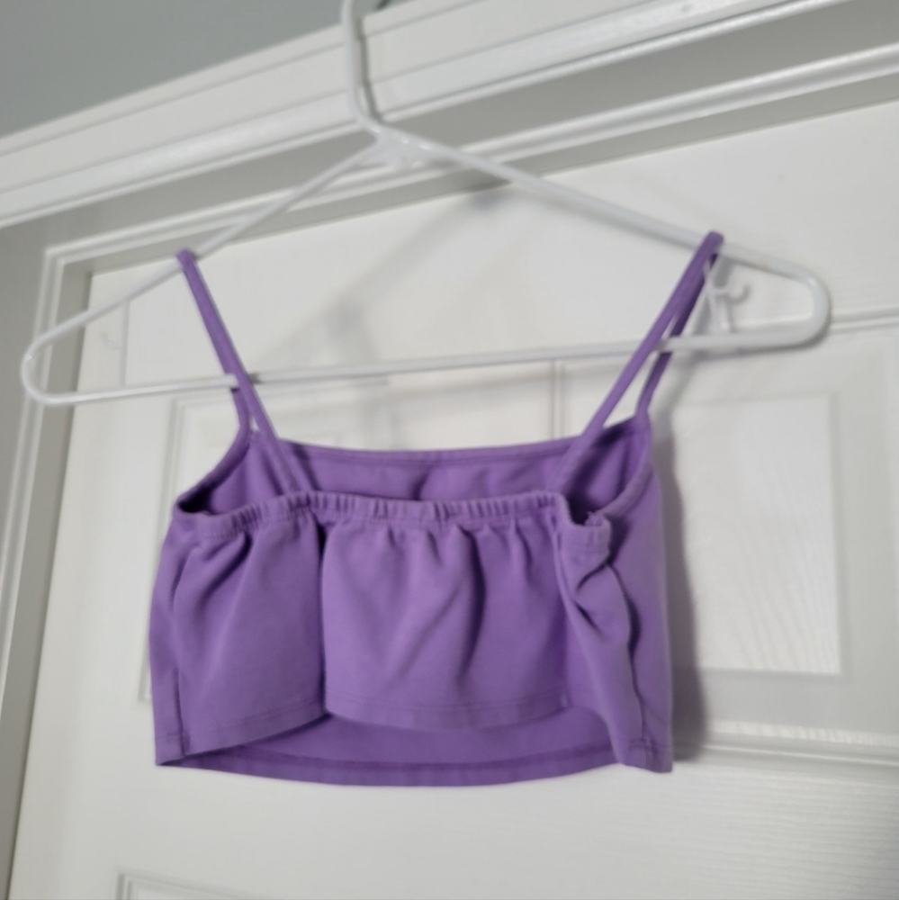 Purple Crop Top. Size Small. - Picture 2 of 2